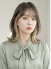 【脱マンネリ】似合わせカット+《インナー・イヤリングカラー》+TR¥19900~