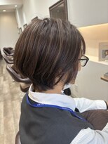 リュッカ(Lycka) ノンジアミンカラーハイライト丸みショート