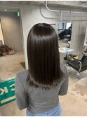 グレージュ/船橋/くすみベージュ/細めハイライト
