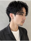 【PARK】縦落ちツイスパ×センターパート