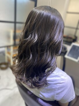 あお へあさろん グレージュ