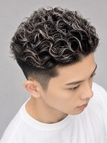 ノイセルヘアー(Noisyle Men's hair) リバースセンターパート/ニュアンスパーマ/ダウンバング/MEN'S