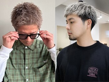 メンズサロンオー 宮崎(Men's salon O.)の写真/【宮崎待望のメンズ専門店】ブリーチやメッシュ、ハイトーン等…遊び心あるデザインで「自分らしさ」を解放