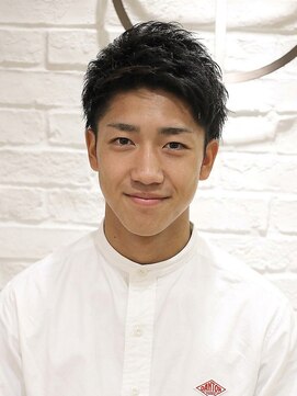 ヨシザワインク ハコザキ 水天宮前 日本橋人形町(YOSHIZAWA Inc.HAKOZAKI) 夏メンズツーブロック◎爽やか束感ショート刈上げ