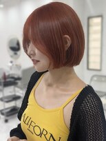 シーン(scene) orange × bob × 髪質改善カラー
