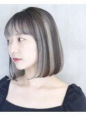デザインカラー インナーカラー ホワイトブリーチ 大須