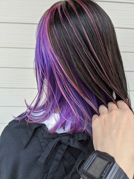 アンアロール(an aRoiR) バイオレットグラデーション インナーカラー