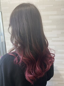 ヘアーグランデシーク(Hair Grande Seeek) ピンクグラデーション☆