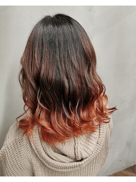 アンジェリカ 大和八木店(ANGELICA) グラデーションカラー　オレンジ