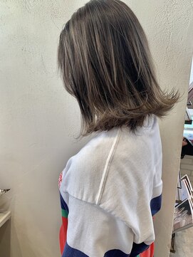 ルチア ヘア ステラ 京都店(Lucia hair stella) グレージュ/くすみカラー/ダブルカラー/学割U24/京都/河原町