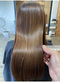 髪質改善ストレート