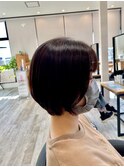 【大人可愛いショートボブ】