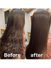 【after】「私の髪じゃないみたい！」←施術後１番多いお客様の声がコレです。