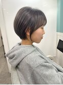大人可愛い30代40代50ショートボブショート丸みショート