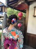 【夏限定】浴衣着付＆まとめ髪　￥6600 （学生料金￥5500)