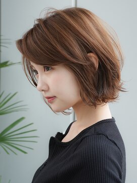 エインアンリー 表参道(AIN.ANLY.) 前髪なし外はねボブ20代30代40代【AIN.表参道】川原大地