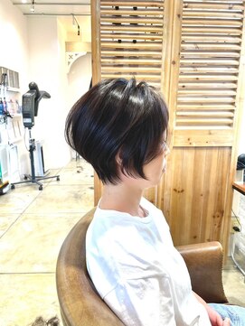 ボタニカル(BOTANICAL) 大人綺麗なショートスタイル ツヤ髪暗髪ブラウン髪質改善