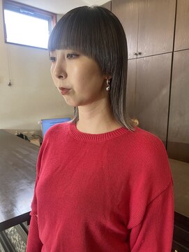 ショウビット(Show Bit) マッシュなホワイトグレー