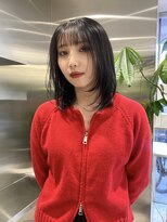 ゼスト 八王子店(ZEST)&nbsp;暗髪カラー×顔周りレイヤー 【otoha】