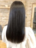 アロマヘアルーム 横浜店(AROMA hair room)&nbsp;レイヤーロングブラックアッシュカラー/横浜/横浜西口