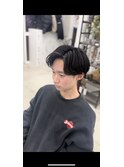 毛流れセンターパート