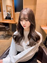 アルーシェ 新宿店(Alushe)&nbsp;韓国レイヤー×ラベンダーグレージュ×髪質改善