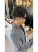 センターパートツイストスパイラル