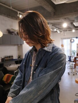 ヨー(Yoh-) 【メンズロング/阿部達哉】ロングパーマ/ミディアム/ニュアンス