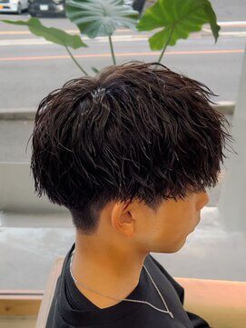 メンズギフト(men's GIFT) 刈り上げツーブロックメンズツイストスパイラルパーママッシュ