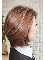 松本平太郎美容室 国立店&nbsp;レイヤーボブ×イノアカラー×ハイライト