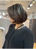 バレイヤージュ×フレンチボブ