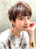 大人可愛いマッシュショートボブカット◎30代40代50代60代