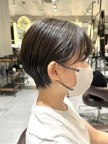 ラボー ノースプラザ店(LA'BO) 【LA'BO三浦】ナチュラル耳掛けマッシュショート
