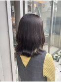 赤みを抑えた透明感カラー!