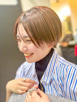 ジエクト 本店(The Ect) 似合わせショート/マロンベージュ/刈り上げショート