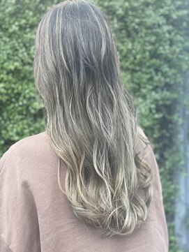 イメージア ボーノ相模大野店(IMAGE-A) 【相模大野カラー】透明感ベージュ大人ロングカラー