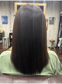 髪質改善メテオカラー×オリーブベージュ 【40代】