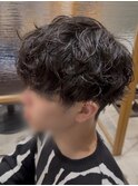 MEN’S HAIR/波巻きツイストスパイラル/シャドウパーマ/松戸駅