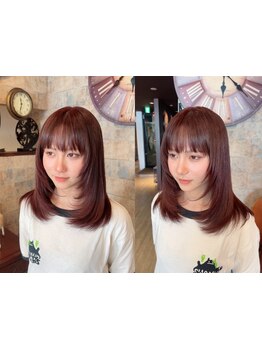 【四条烏丸2分】カット+カラー+TR\9900◎高品質トリートメント＆カラーを低価格でご提供するサロン