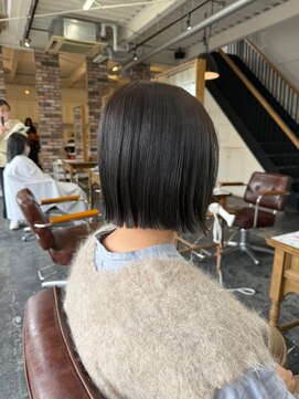 セットアップ 倉敷中庄店(SET-UP) 暗めカラー透明感カラー×ボブ11.19