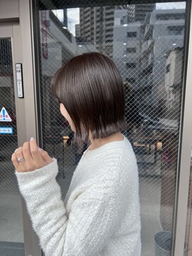 アドア 横浜(ADORE) 【ADORE横浜】レイヤーボブ×オリーブグレージュ