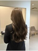 ブリーチなしWカラー×ヘーゼルベージュ