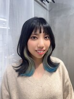 ネウィ 梅田(newi) 【yuko】インナーエンドカラー × くびれレイヤー