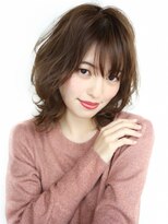 ソレイユ(Soleil)&nbsp;ひし形/オフィス/20代/30代/40代/くびれミディアム/シャギー