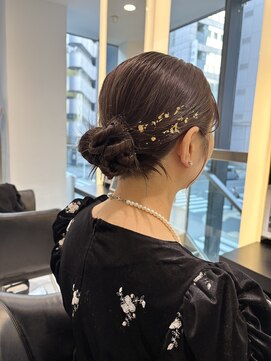 エアー 銀座タワー(AIR) 結婚式お呼ばれヘア/ヘアセット/カチモリヘア