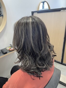 ハイク(HYKE) メンズロングゆるウェーブハイライト