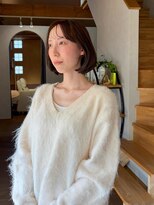 サロンエフ(salon f)&nbsp;ベージュブラウン×ボブ