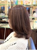 白髪ぼかしハイライト◎ミディアムレイヤー【池袋/メッシュ】