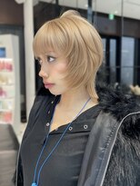 キーン 吉祥寺店(keen)&nbsp;レイヤーボブ×ブロンドベージュ[吉祥寺]