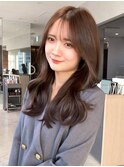 シースルー×くびれ巻き*ロングヘア*レイヤーカット*髪質改善